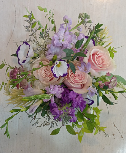 Pink, Purple and White Arrangement Designer's Choice