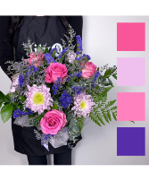 Pink & Purple Designer’s Choice Flower Arrangement 