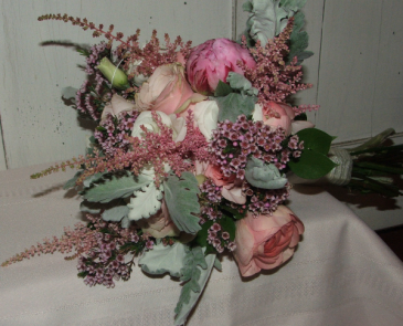 Pink Romance Handheld Bouquet in Herndon, PA | BITTERSWEET DESIGNS BY LORRIE