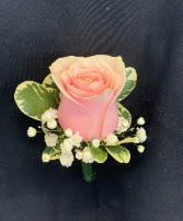 Pink Rose  Boutonniere