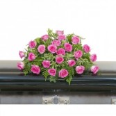 Pink Rose Casket Spray 