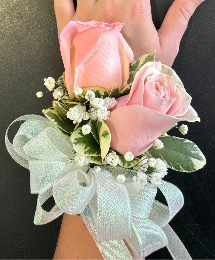 Pink Rose Corsage