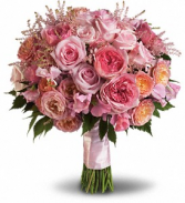 Pink Rose Garden  Bridal Bouquet