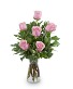 Pink Roses (6) Flower Arrangement