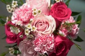 Pink Roses & Carnation Prom Bouquet 
