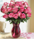 pink roses pink vase 