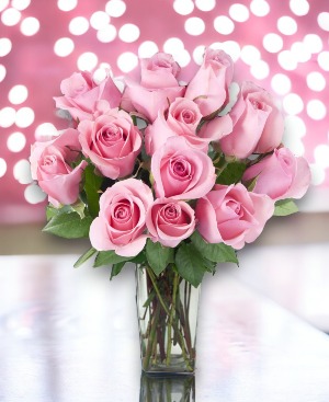 Pink Roses Rose Arrangement