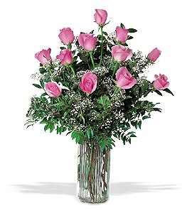 PINK ROSES Vased Roses