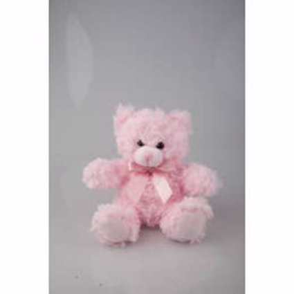 Pink Sitting Bear Plushland