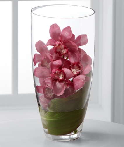 Orchid splash Vase arrangement