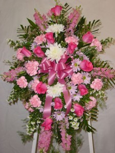 Pink Spray Funeral in Ware, MA | OTTO FLORIST & GIFTS