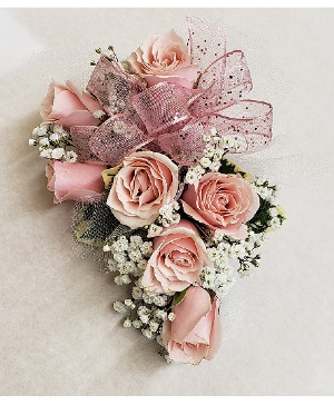 Pink Spray Rose Corsage in Croton On Hudson, NY - Cooke's Little