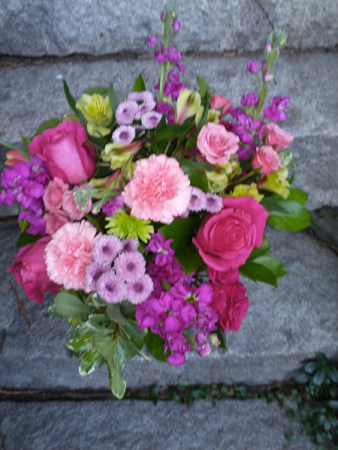 Pink surprise Clear vase design