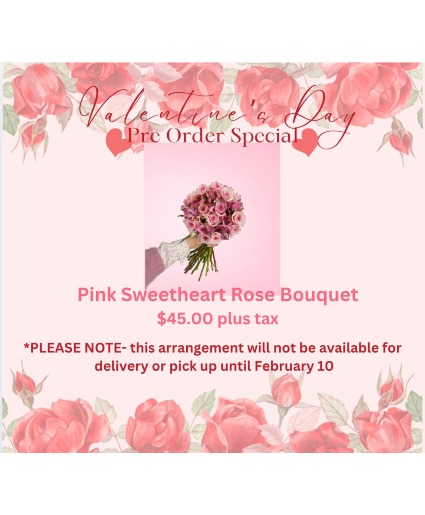 Pink Sweetheart Bouquet Special 