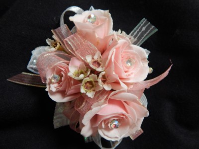 Pink Sweetheart Roses Corsage