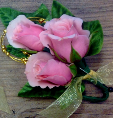 Pink Tea Rose Boutonniere
