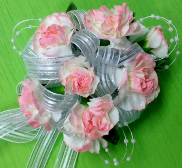 carnation wrist corsage