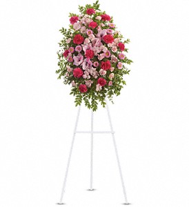 PINK TRIBUTE SPRAY STANDING SPRAY