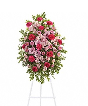 Pink Tribute  Standing Spray