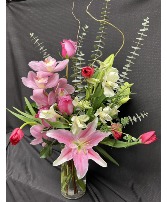 Pink Tropic Vase Arrangement 