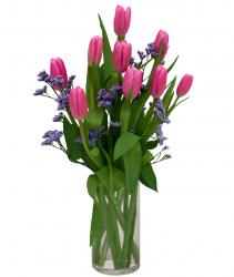 Pink Tulip Vase 