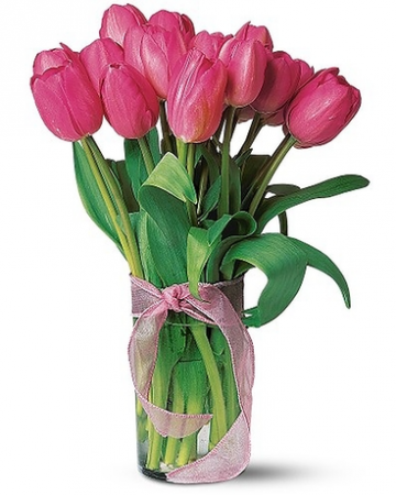 Pink Tulips Arrangement