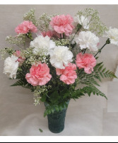 Pink & White Carnations 