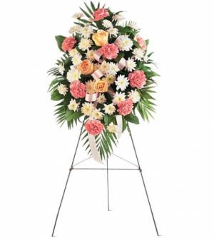 Pink & White Spray Funeral Spray in Lauderhill, FL | A ROYAL BLOOM FLOWERS & GIFTS Pink & White Spray Funeral Spray in Lauderhill, FL | A ROYAL BLOOM FLOWERS & GIFTS
