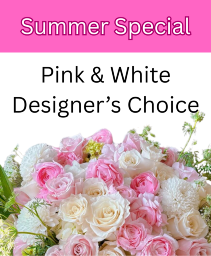 Pink & White Summer Special Vase Bouquet