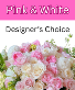 Pink & White Designer's Choice Vase Bouquet