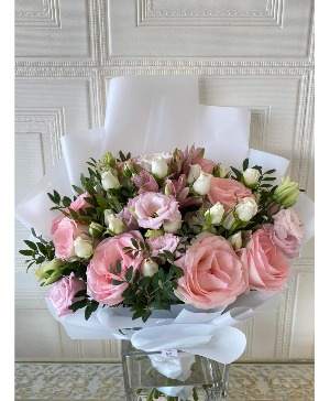 PINK WRAP BOUQUET 