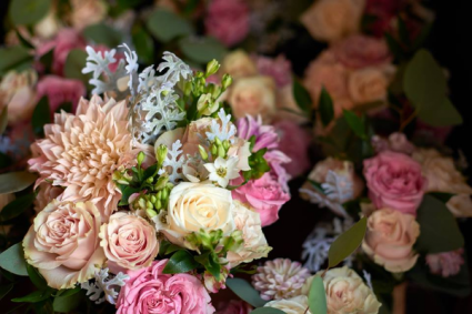 Pink/Blush/Cream Combo Wedding Bouquets