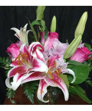 Pinkest Love  Vase Arrangement 