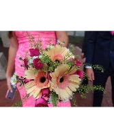 Pinks and oranges  Handheld Bouquet 