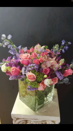 Glass Cube Arrangement