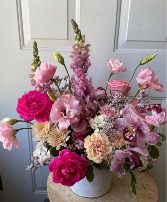 Pink vase arrangement  