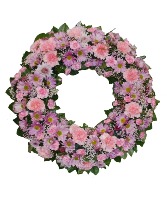 Pinks & Lavender Wreath 