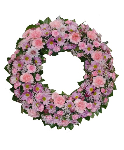 Pinks & Lavender Wreath 