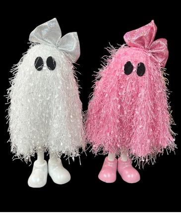 Spooky Friends (Pink or White) Collectible Halloween Decor in Pensacola, FL | Cordova Flowers and Gifts
