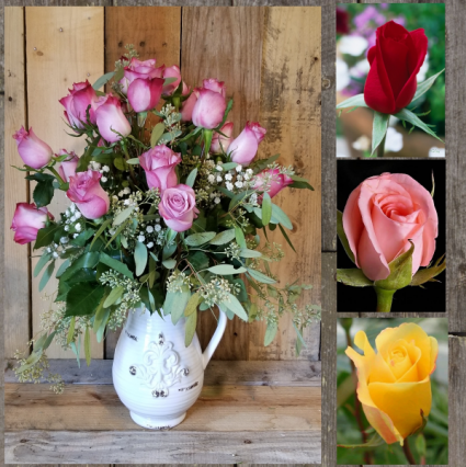 Pitcher of Buds Keepsake Chasing Lilies Romantic Choice