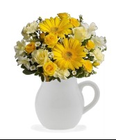 Pitcher Perfect Floral Bouquet