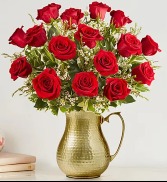 Pitcher Perfect 18 Roses 