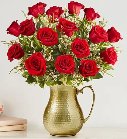 Pitcher Perfect 18 Roses 