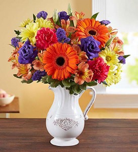 Pitcher Perfect Flower Arrangement 