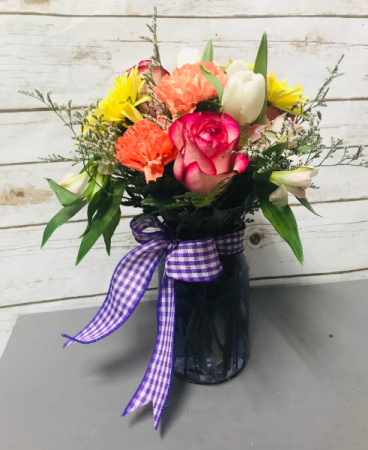 Plaid Delight Arrangement