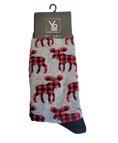 Plaid Moose - Mens Socks