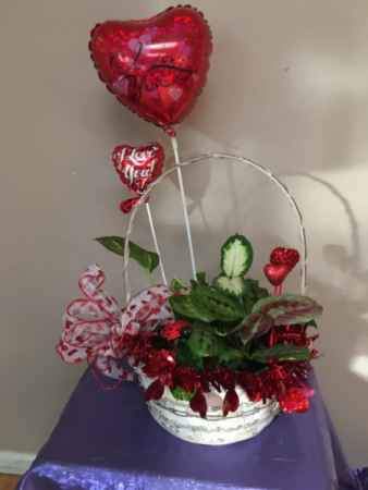 Planter of love Basket garden