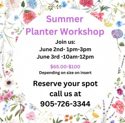 Planter Workshop! 