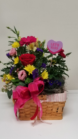 Plant/Flower Basket Valentine