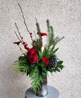 Platinum Christmas Holiday Arrangement